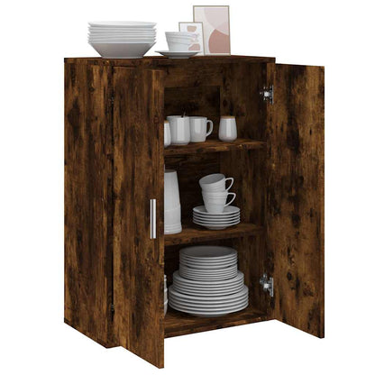 Sideboard Smoked Oak 60x31x84 cm Engineered Wood
