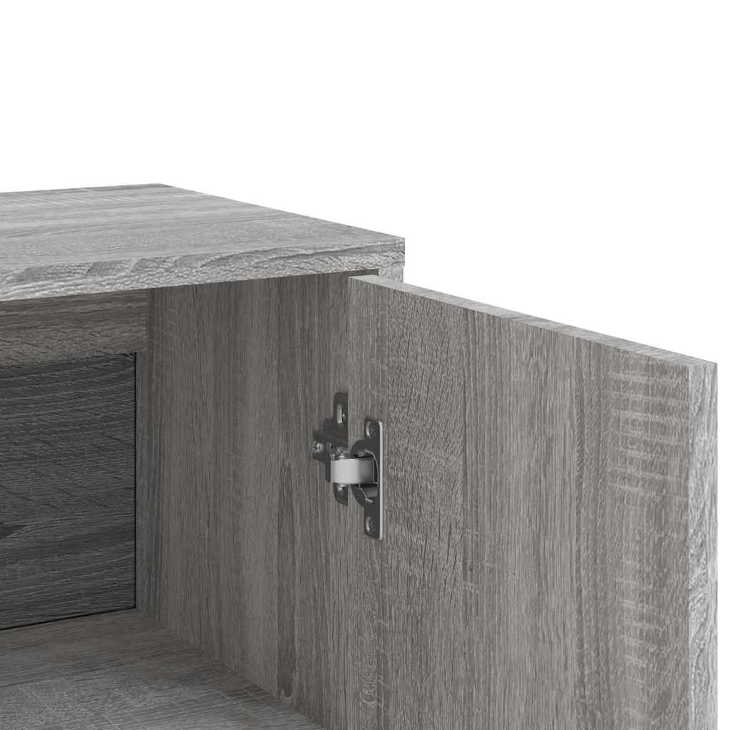 Sideboard Grey Sonoma 60x31x84 cm Engineered Wood