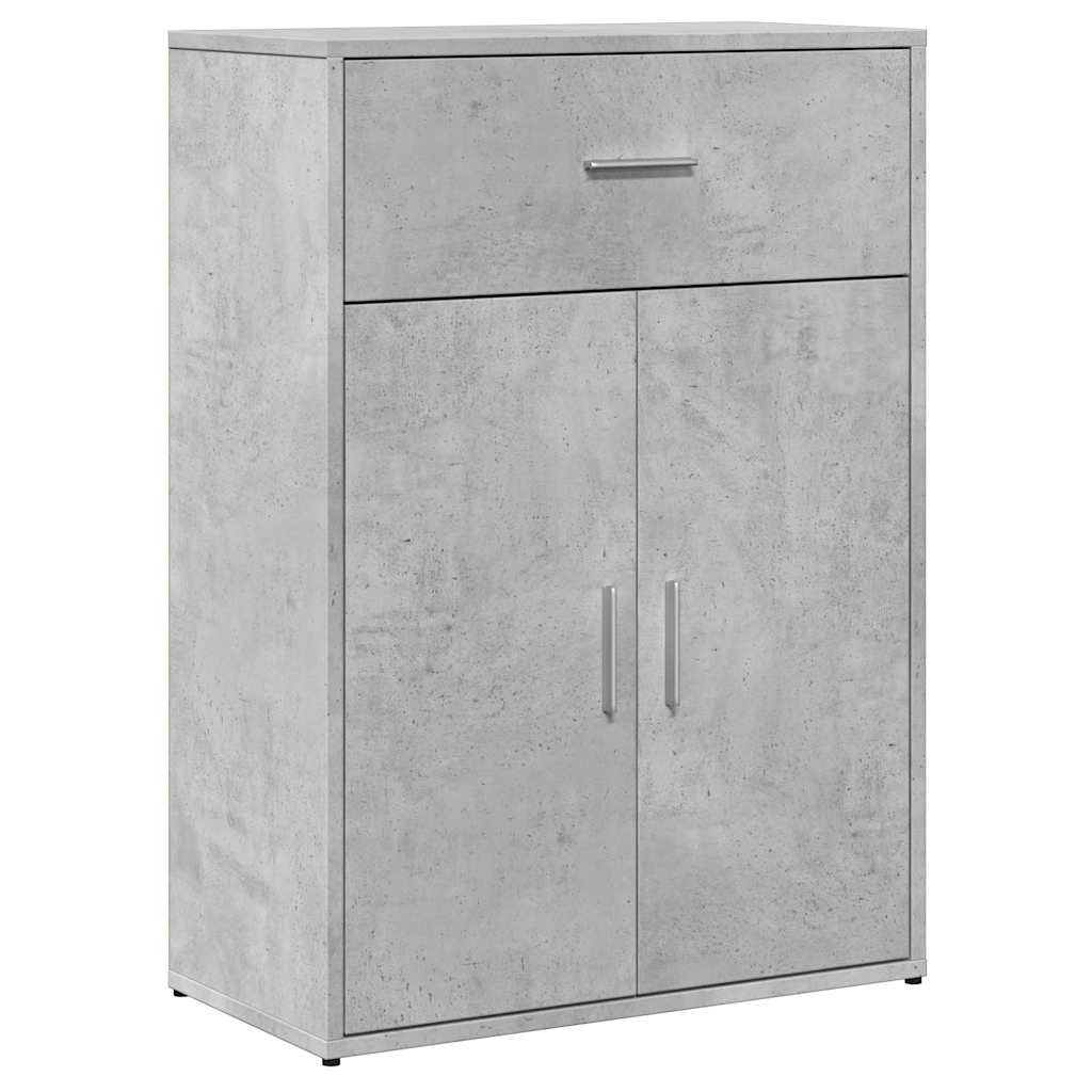 Sideboard Concrete Grey 60x30x84 cm Engineered Wood
