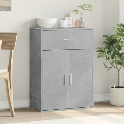 Sideboard Concrete Grey 60x30x84 cm Engineered Wood