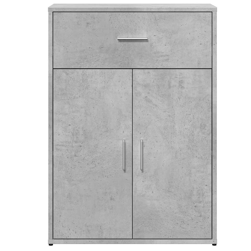 Sideboard Concrete Grey 60x30x84 cm Engineered Wood