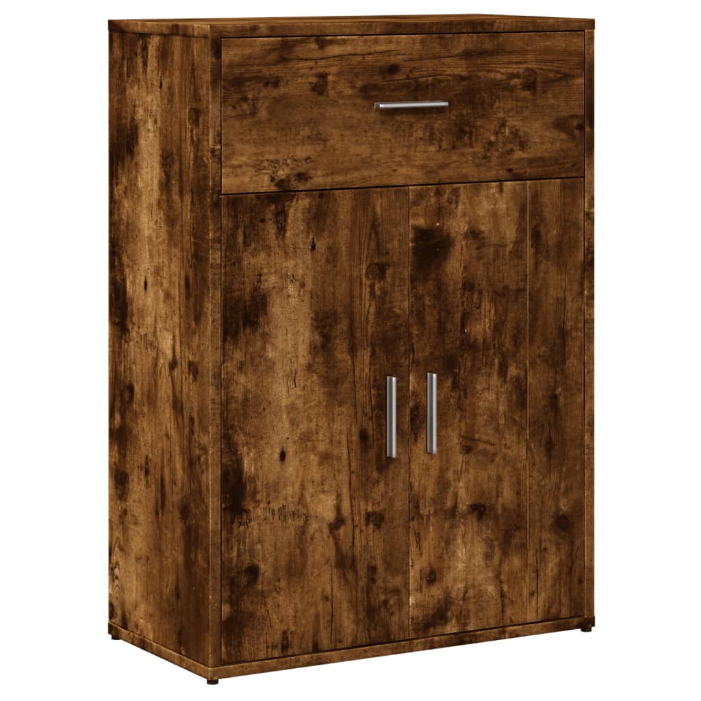 Sideboard Smoked Oak 60x30x84 cm Engineered Wood