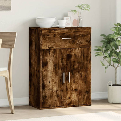 Sideboard Smoked Oak 60x30x84 cm Engineered Wood