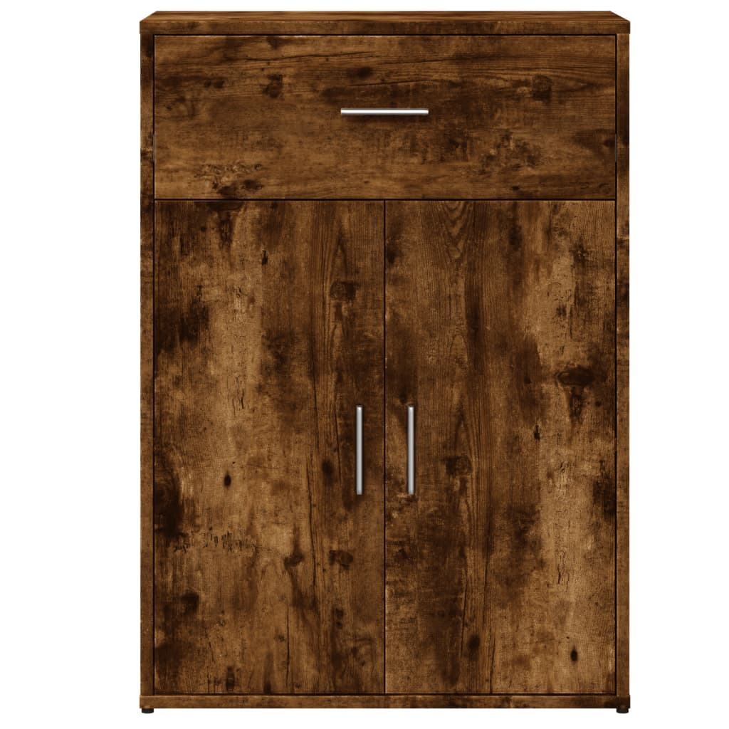 Sideboard Smoked Oak 60x30x84 cm Engineered Wood