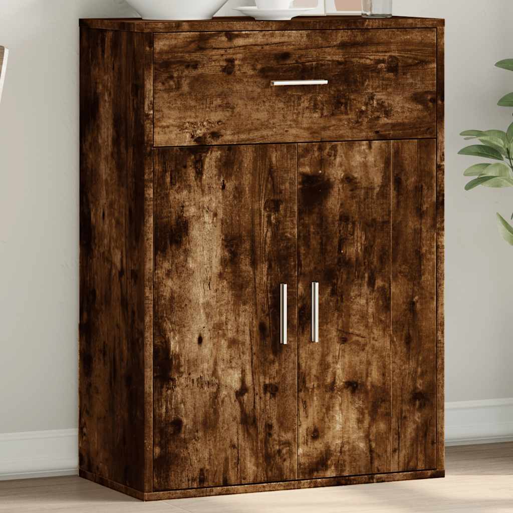 Sideboard Smoked Oak 60x30x84 cm Engineered Wood