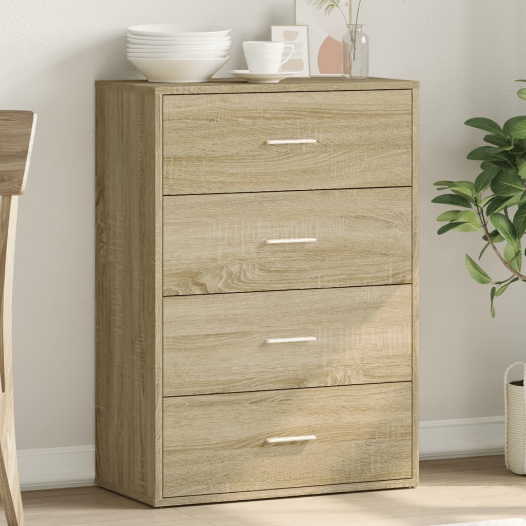 Sideboard Sonoma Oak 60x31x84 cm Engineered Wood