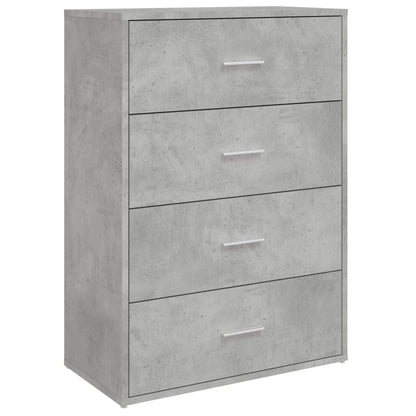 Sideboard Concrete Grey 60x31x84 cm Engineered Wood