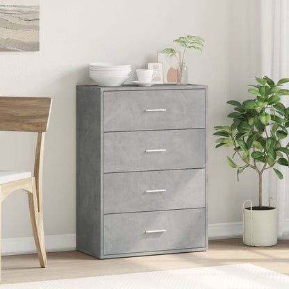Sideboard Concrete Grey 60x31x84 cm Engineered Wood