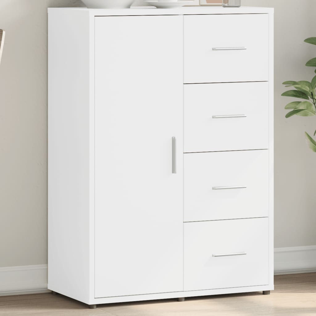 Sideboard White 60x31x84 cm Engineered Wood