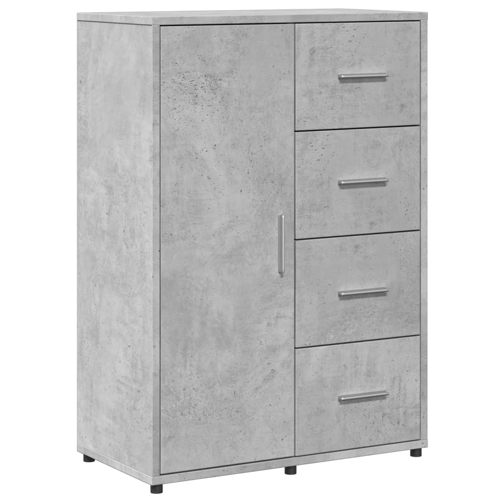 Sideboard Concrete Grey 60x31x84 cm Engineered Wood