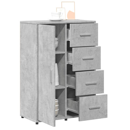Sideboard Concrete Grey 60x31x84 cm Engineered Wood