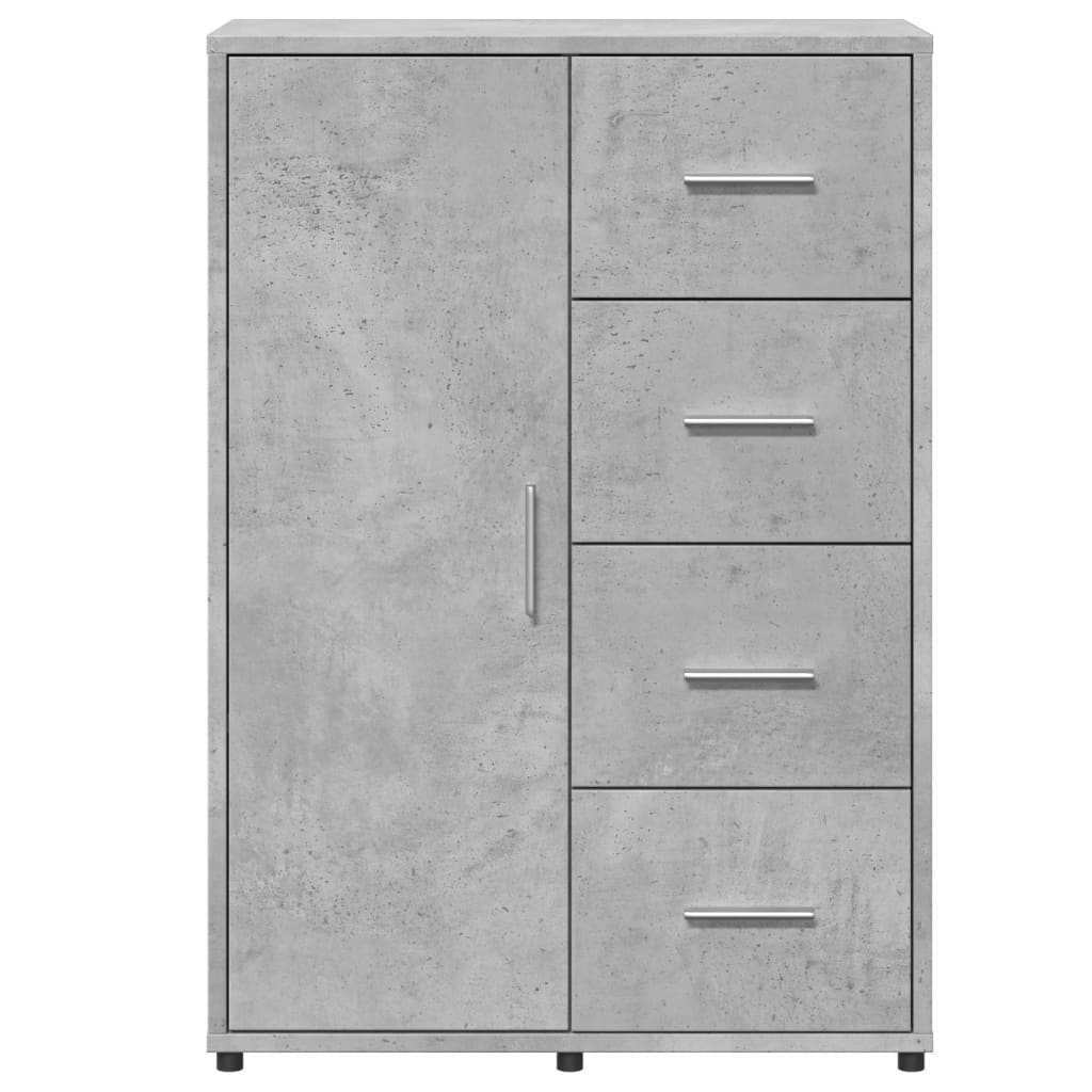 Sideboard Concrete Grey 60x31x84 cm Engineered Wood