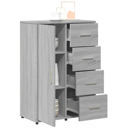 Sideboard Grey Sonoma 60x31x84 cm Engineered Wood