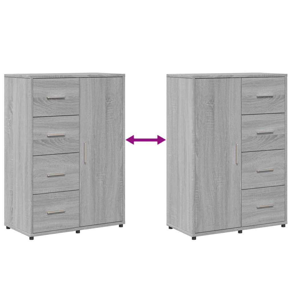 Sideboard Grey Sonoma 60x31x84 cm Engineered Wood