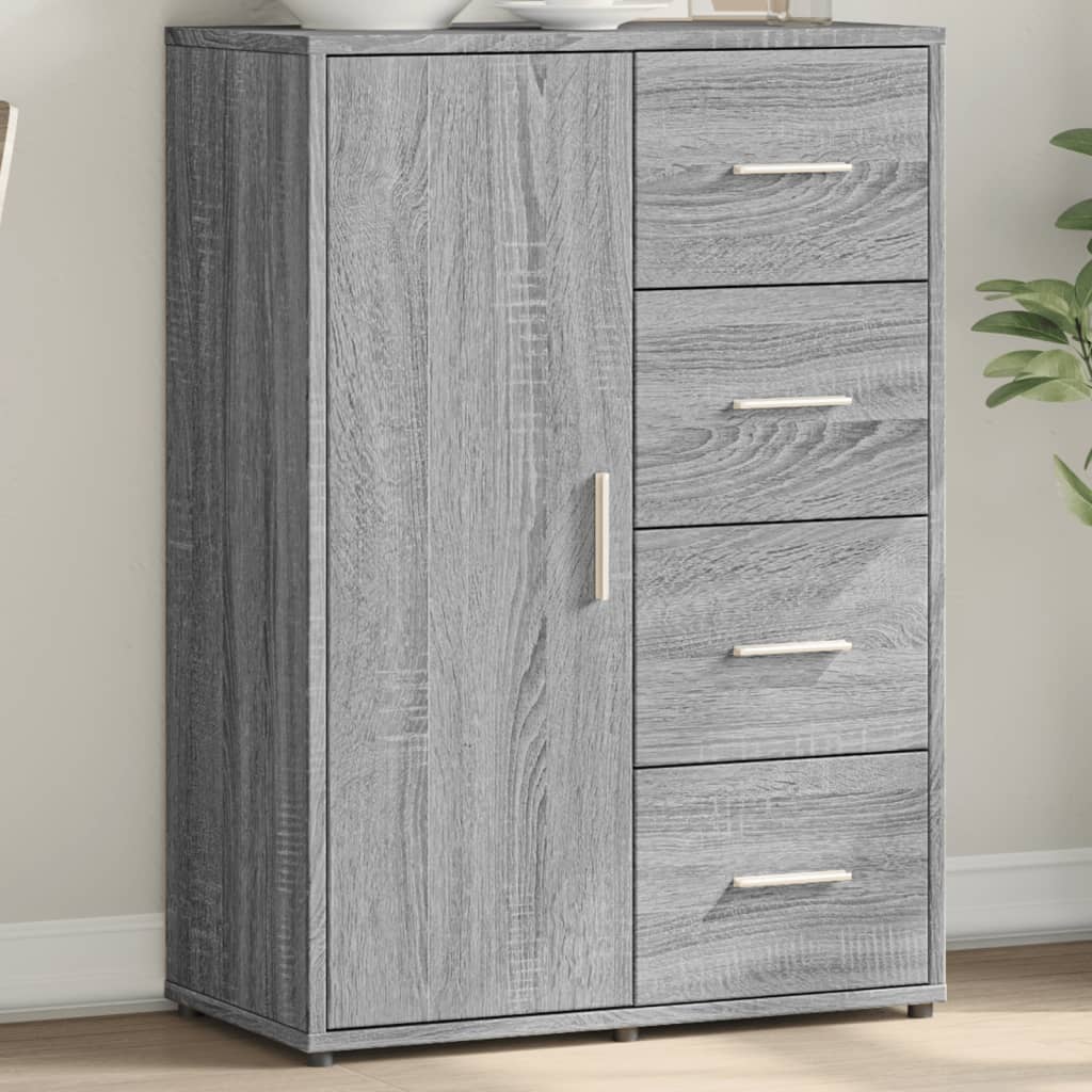 Sideboard Grey Sonoma 60x31x84 cm Engineered Wood