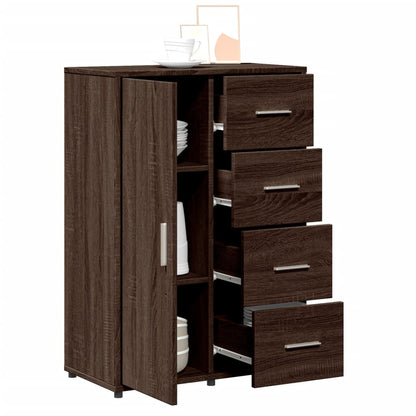 Sideboard Brown Oak 60x31x84 cm Engineered Wood