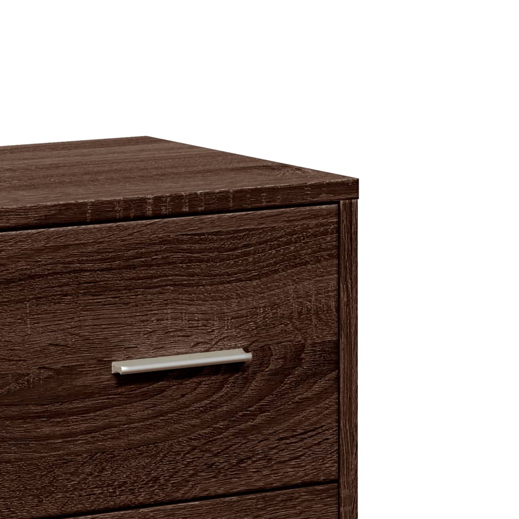 Sideboard Brown Oak 60x31x84 cm Engineered Wood
