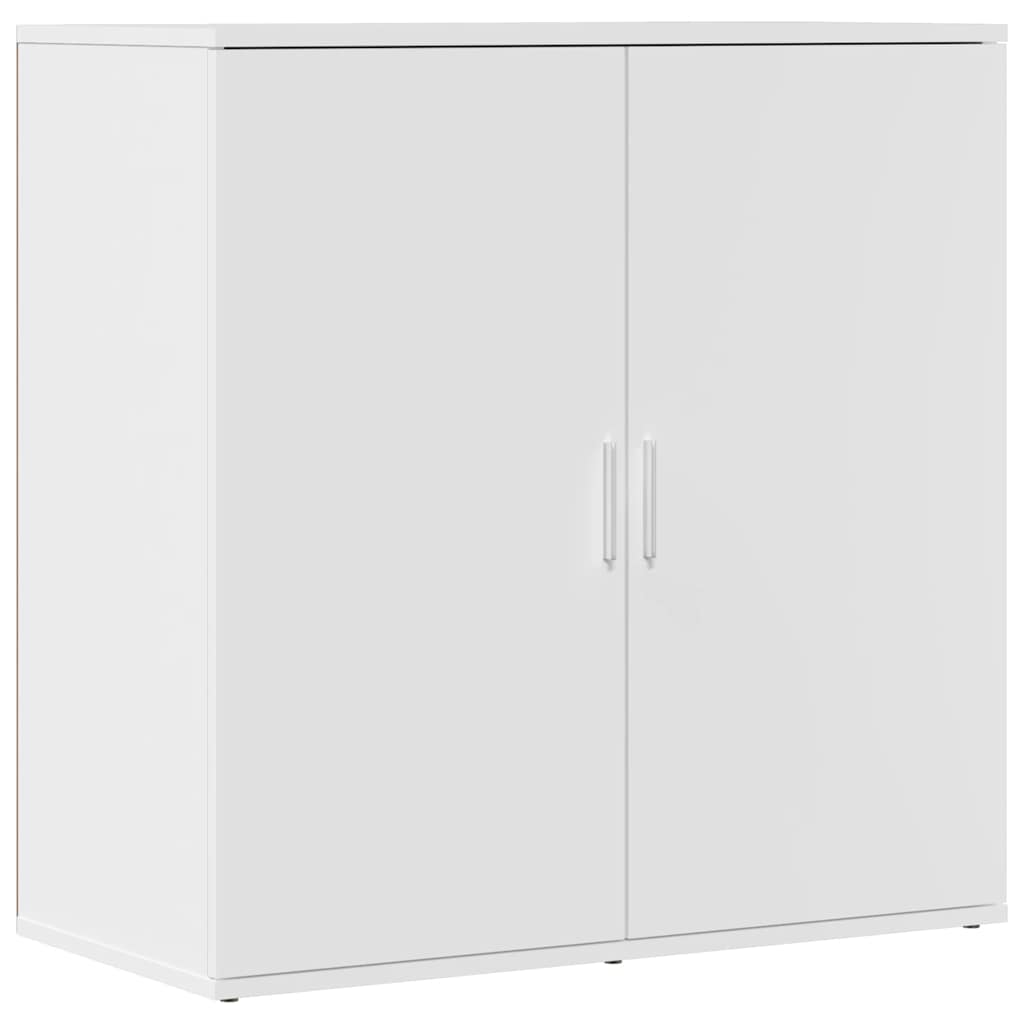 Sideboard White 79x38x80 cm Engineered Wood
