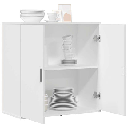 Sideboard White 79x38x80 cm Engineered Wood