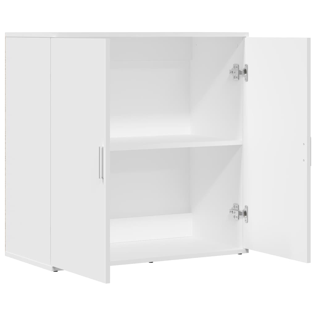 Sideboard White 79x38x80 cm Engineered Wood