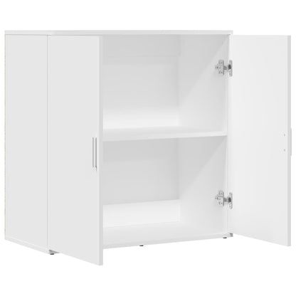 Sideboard White 79x38x80 cm Engineered Wood