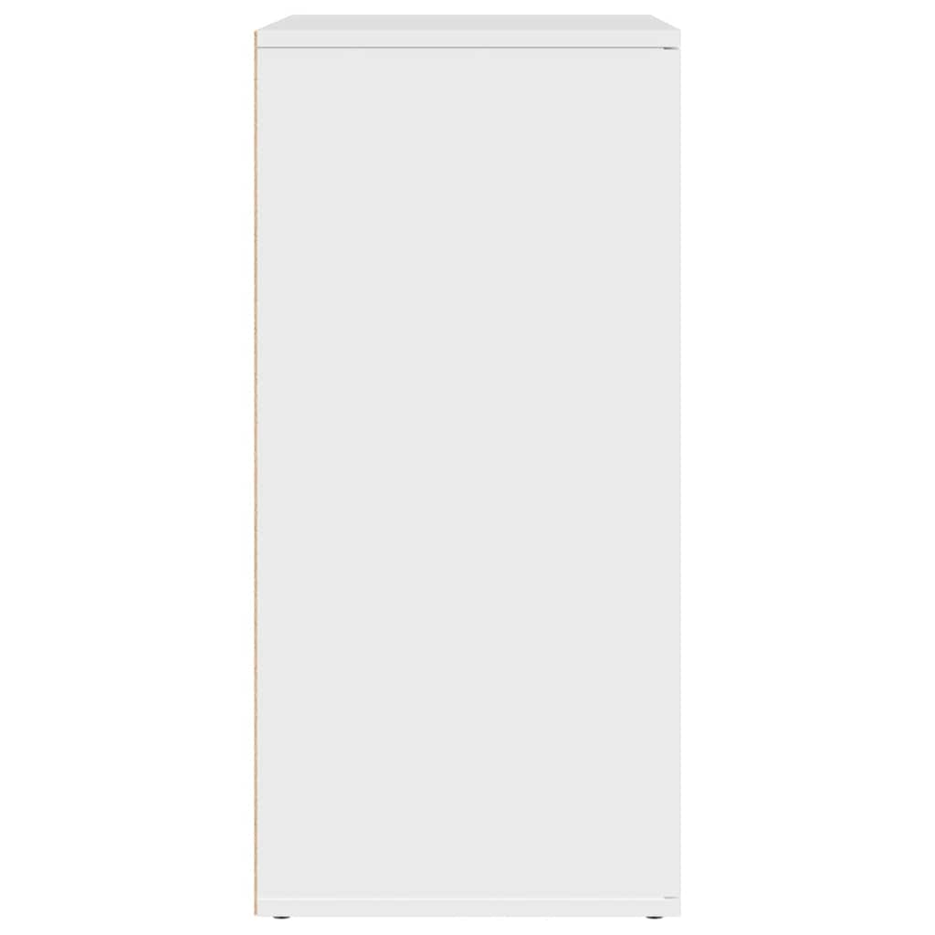 Sideboard White 79x38x80 cm Engineered Wood