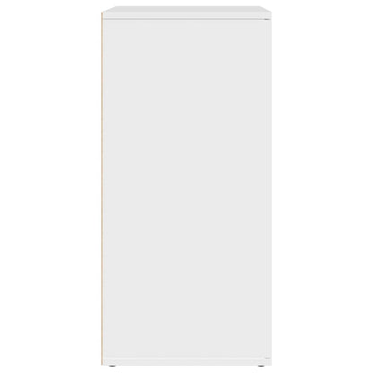 Sideboard White 79x38x80 cm Engineered Wood