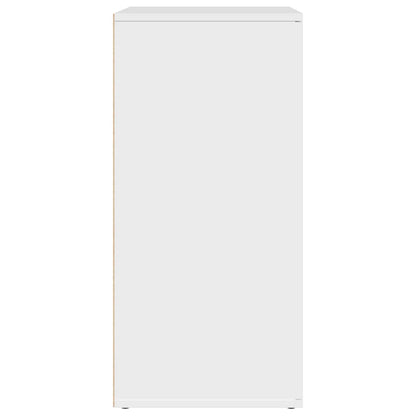 Sideboard White 79x38x80 cm Engineered Wood