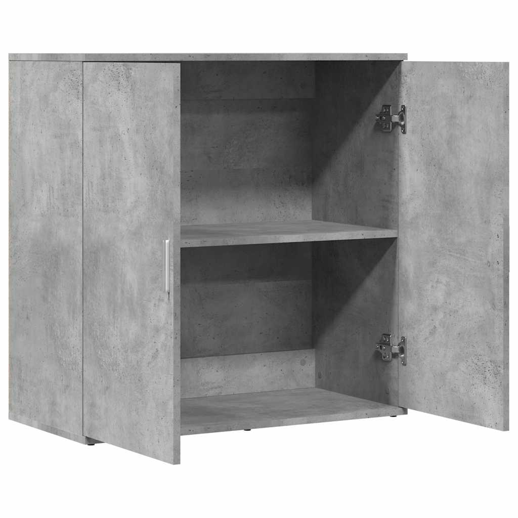 Sideboard Concrete Grey 79x38x80 cm Engineered Wood