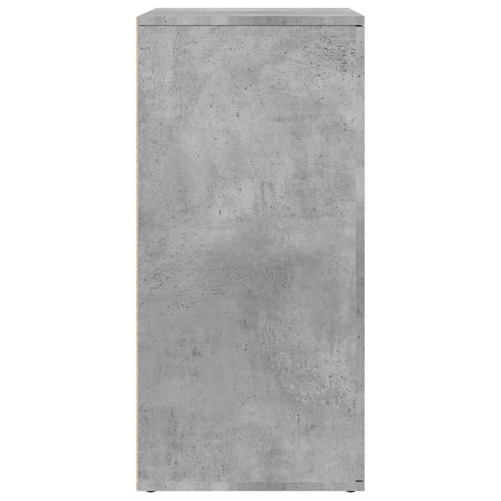 Sideboard Concrete Grey 79x38x80 cm Engineered Wood