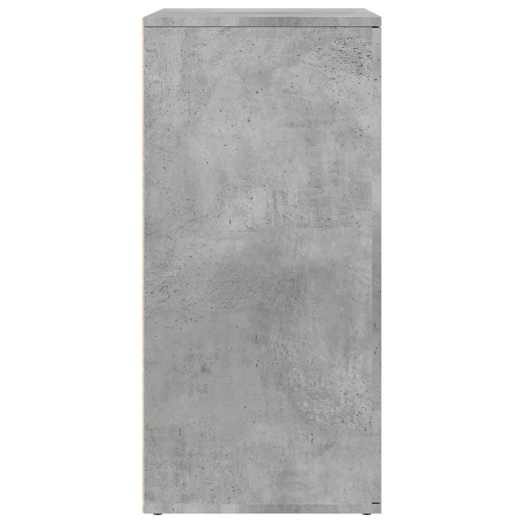 Sideboard Concrete Grey 79x38x80 cm Engineered Wood