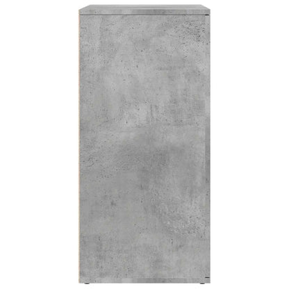 Sideboard Concrete Grey 79x38x80 cm Engineered Wood