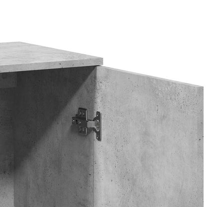 Sideboard Concrete Grey 79x38x80 cm Engineered Wood