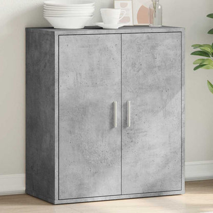 Sideboard Concrete Grey 79x38x80 cm Engineered Wood