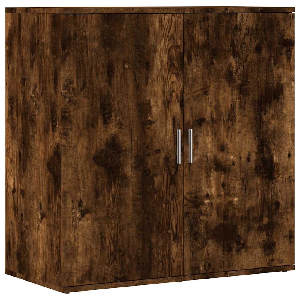 Sideboard Smoked Oak 79x38x80 cm Engineered Wood