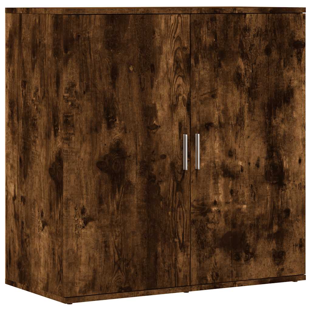 Sideboard Smoked Oak 79x38x80 cm Engineered Wood