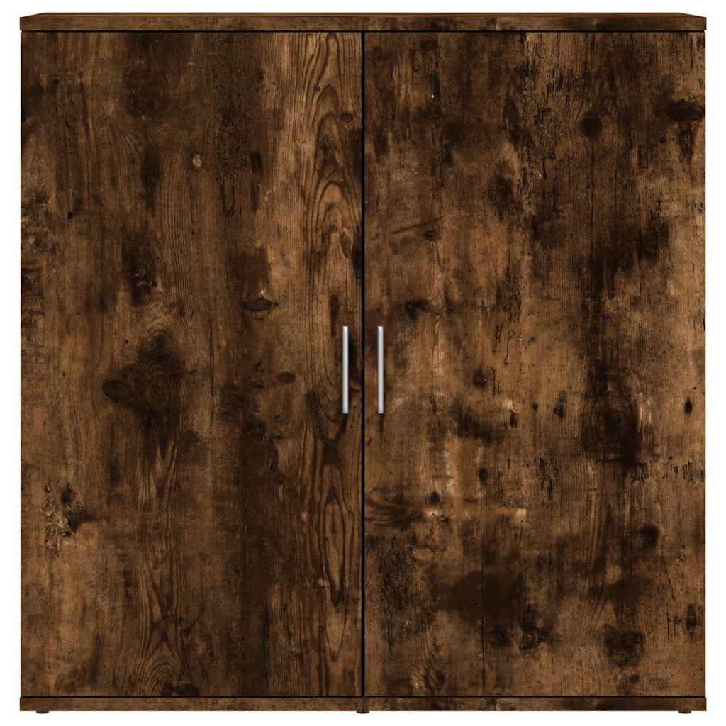 Sideboard Smoked Oak 79x38x80 cm Engineered Wood