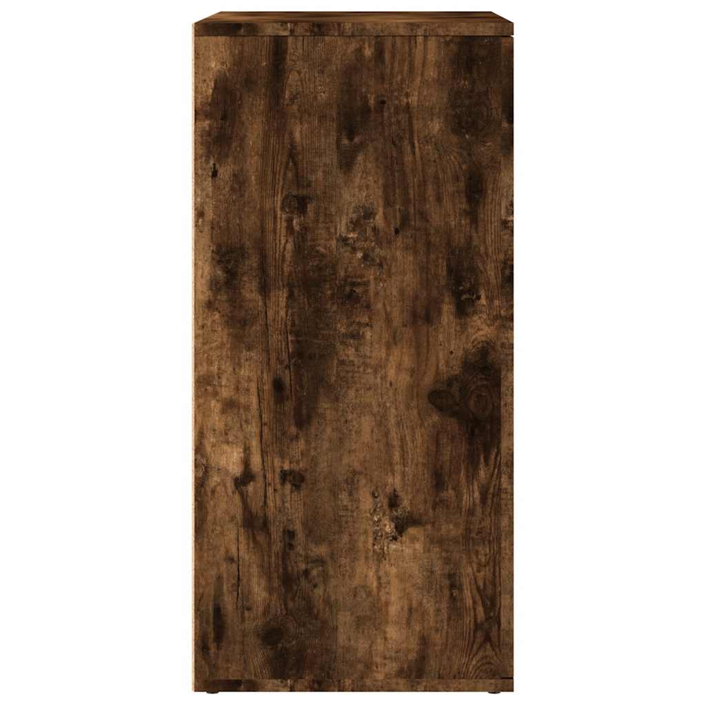 Sideboard Smoked Oak 79x38x80 cm Engineered Wood