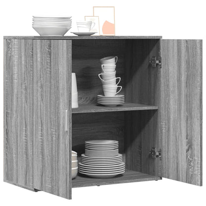 Sideboard Grey Sonoma 79x38x80 cm Engineered Wood
