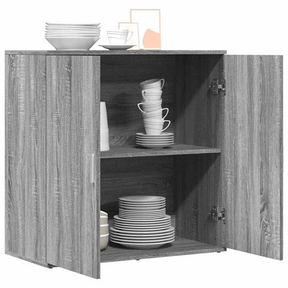 Sideboard Grey Sonoma 79x38x80 cm Engineered Wood