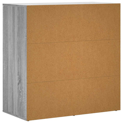 Sideboard Grey Sonoma 79x38x80 cm Engineered Wood