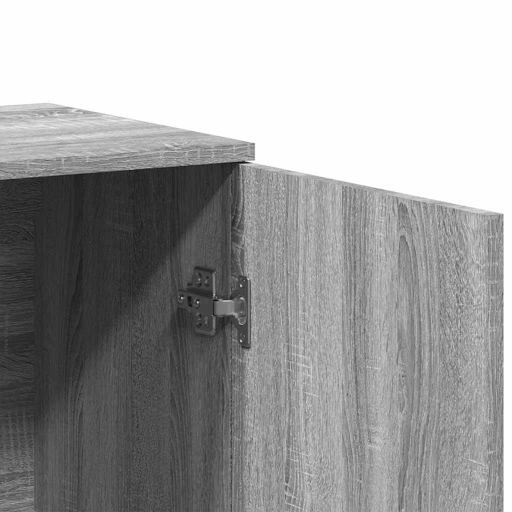 Sideboard Grey Sonoma 79x38x80 cm Engineered Wood
