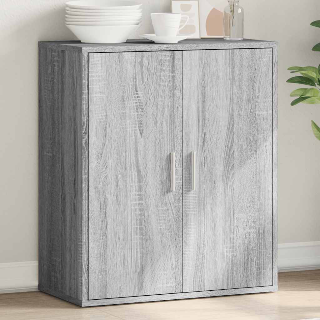 Sideboard Grey Sonoma 79x38x80 cm Engineered Wood