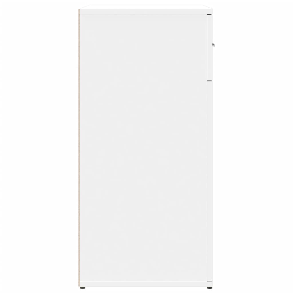 Sideboard White 79x38x80 cm Engineered Wood