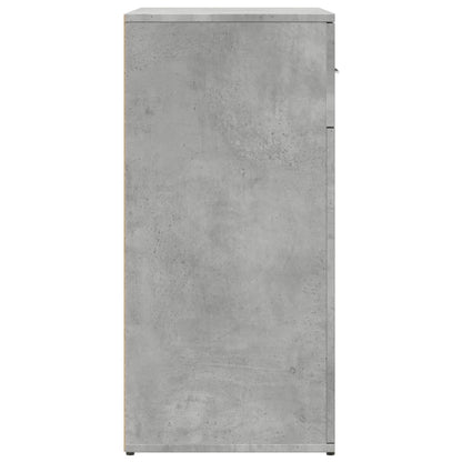 Sideboard Concrete Grey 79x38x80 cm Engineered Wood