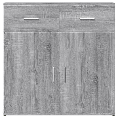 Sideboard Grey Sonoma 79x38x80 cm Engineered Wood