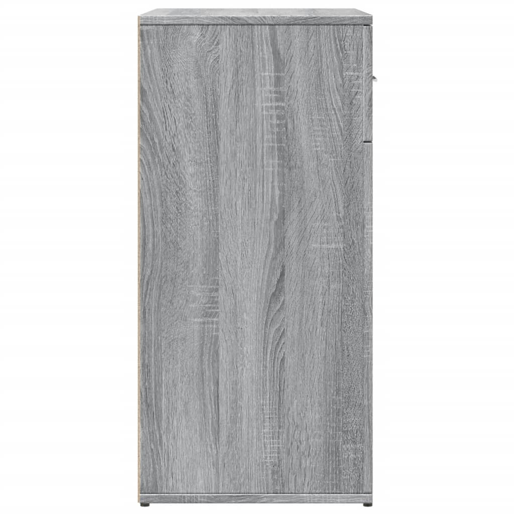 Sideboard Grey Sonoma 79x38x80 cm Engineered Wood