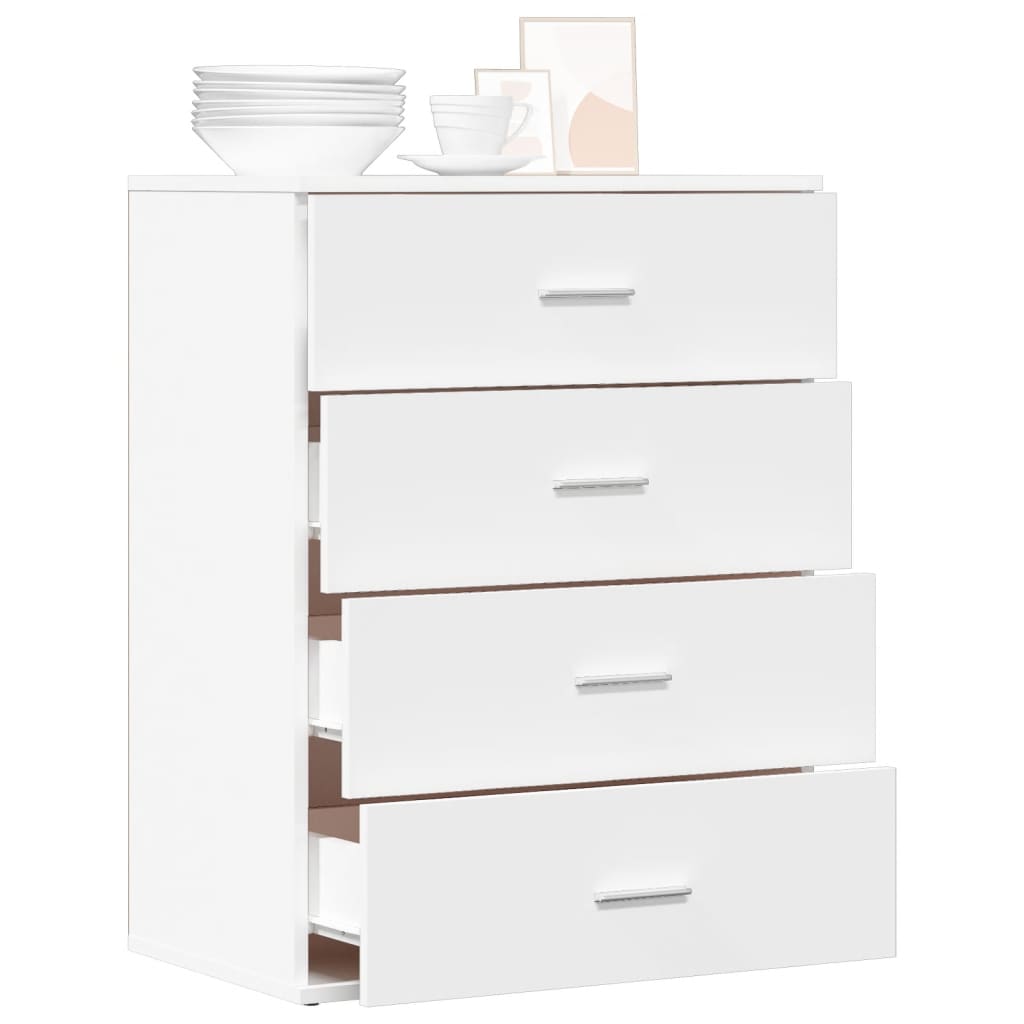 Sideboard White 60x39x80 cm Engineered Wood