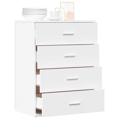 Sideboard White 60x39x80 cm Engineered Wood