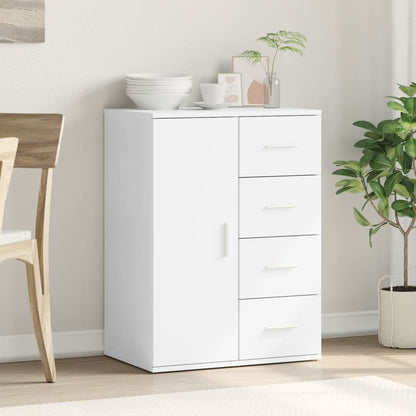 Sideboard White 59x39x80 cm Engineered Wood